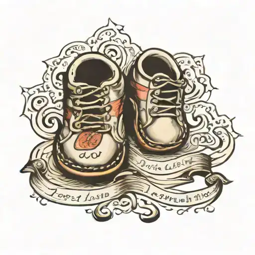 Baby Footprints Walking Through Scriptures