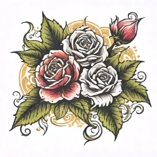 Different Flowers Surrounding Prosper