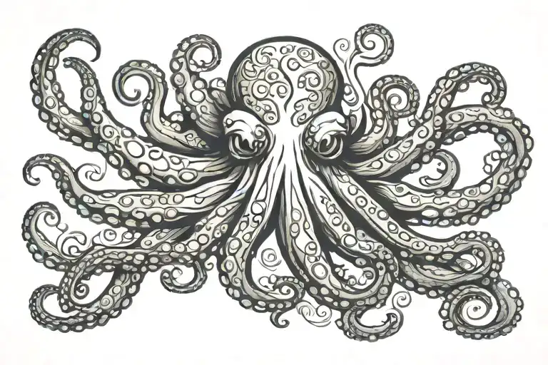 Girly Octopus Simple