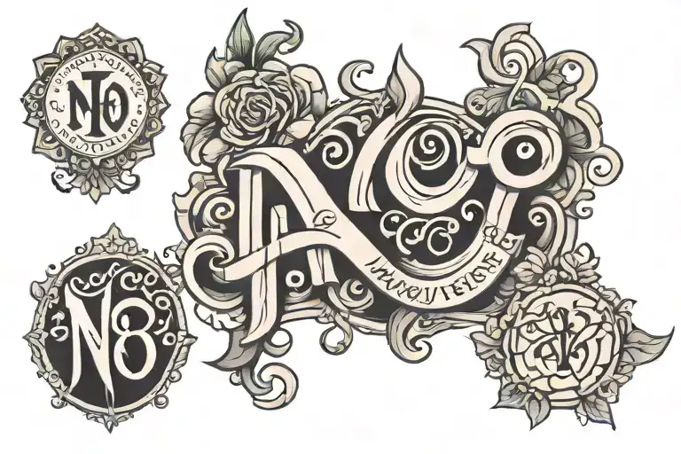 Lettering Tattoo Word Mala Mujer