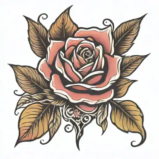 Roman Romeral With Rose