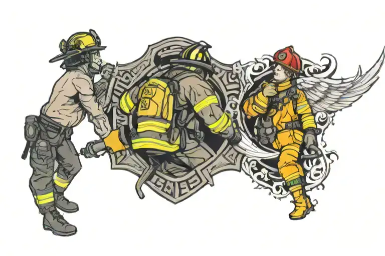 Firefighter Saves Woman