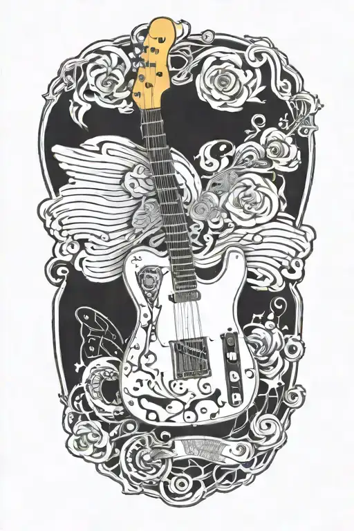 Preamp Tube And Telecaster Electric Guitar