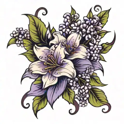 Sister Lilac Flowers