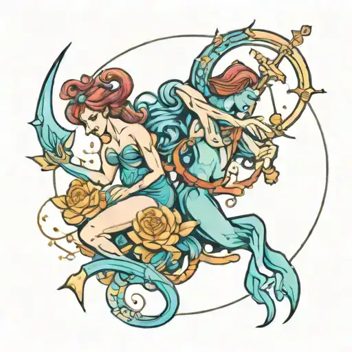 Constillation Of Aquarius And Saguittarius Combination