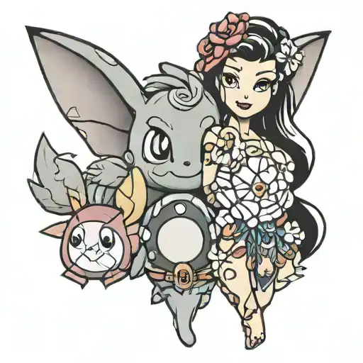 Disney & Pokemon Characters