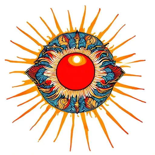 Japanese Sun Rays Shining