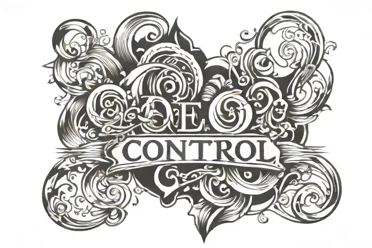 Word Control With Design Flowing Through It