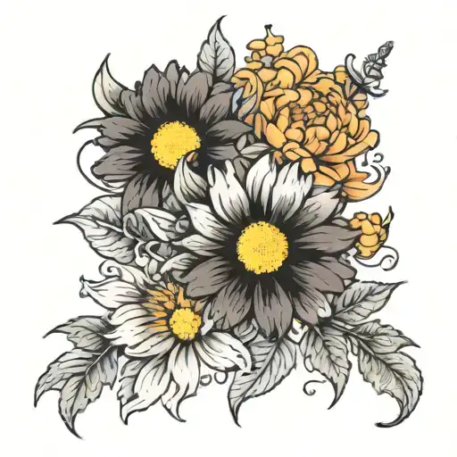 Daisy Marigold Flowers