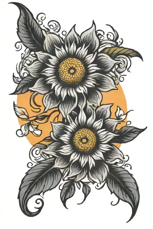 Flowers And The Sun Rising