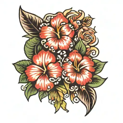 Matching Small Tattoo Based On Hawaii