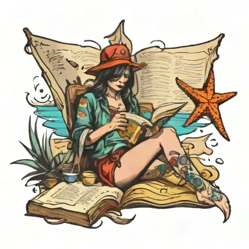 Beach And Reading Book