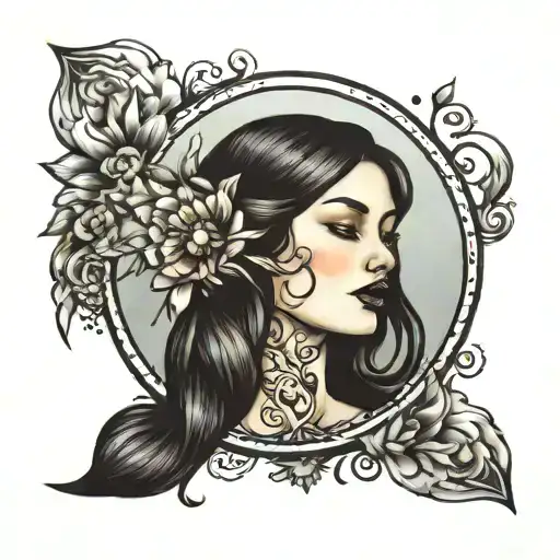 Feminine Moon Shining