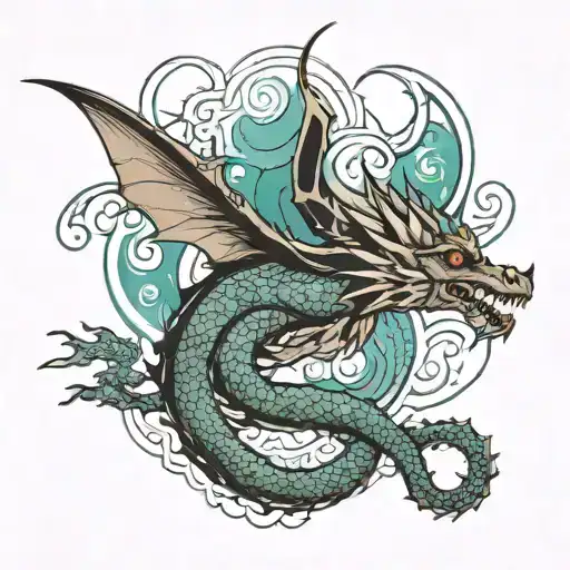 Dragon Tatoo Minimal