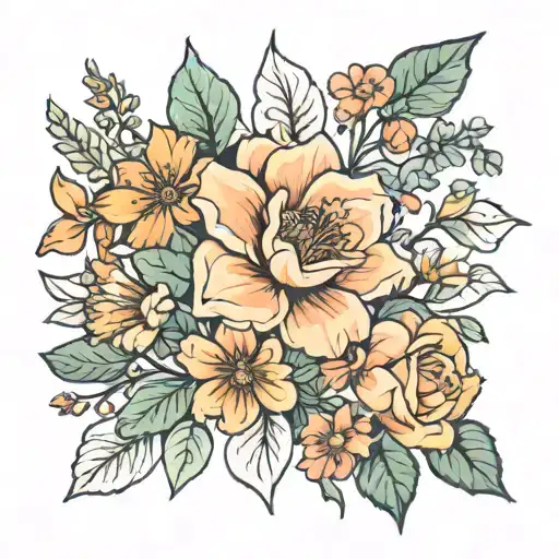 Combination Of August And December Birth Month Flowers