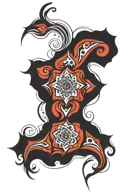Abstract Mandala Forearm