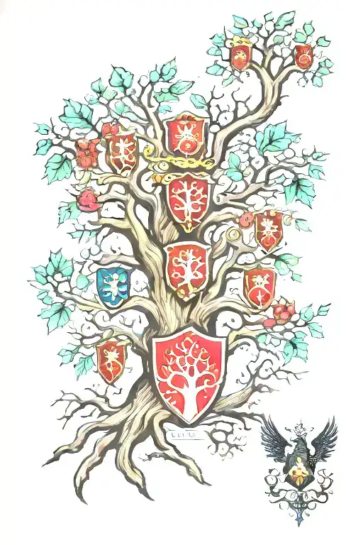 Family Tree Based On Collins Family Crest