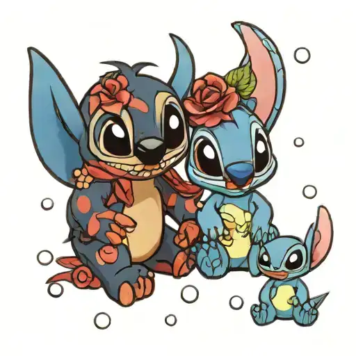 Stitch And Angel Lilo & Stitch