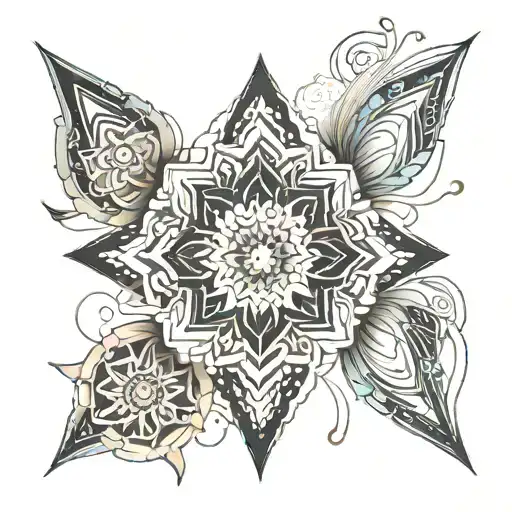 Abstract Mandala Forearm