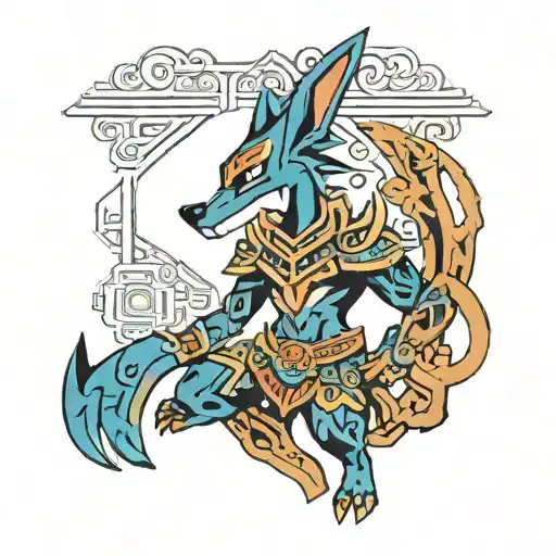 Herioglyphic Aztec Lucario