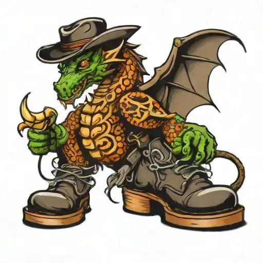 Dragon In Cowboy Boots