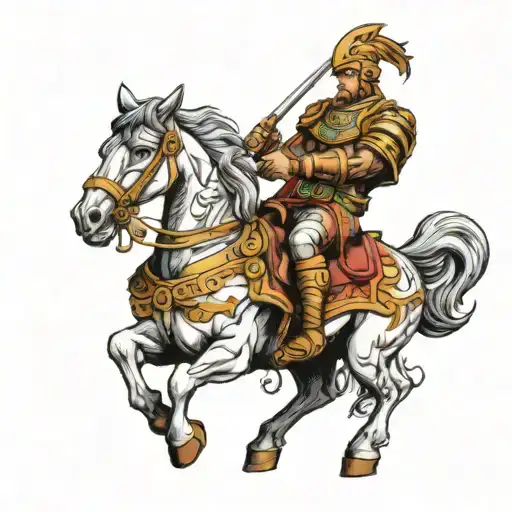 Ares On Horse