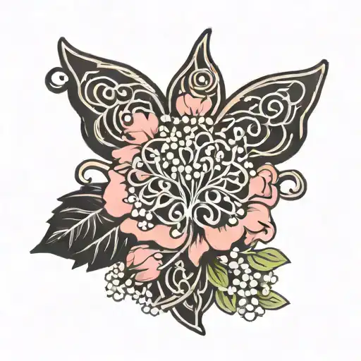 Celtic Mother Symbol Babys Breath Pink Carnation 1954-2024