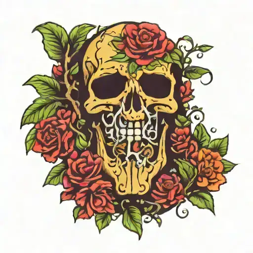 Poison Tree Tattoo With Spanish Words