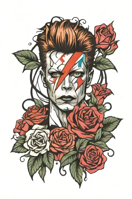 David Bowie Turn And Face The Strange Line Flower Bouquet