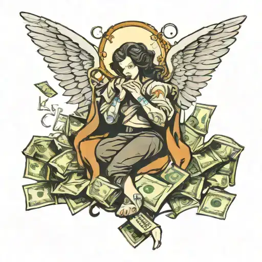 Make An Angel Out Of A Bag Of Money