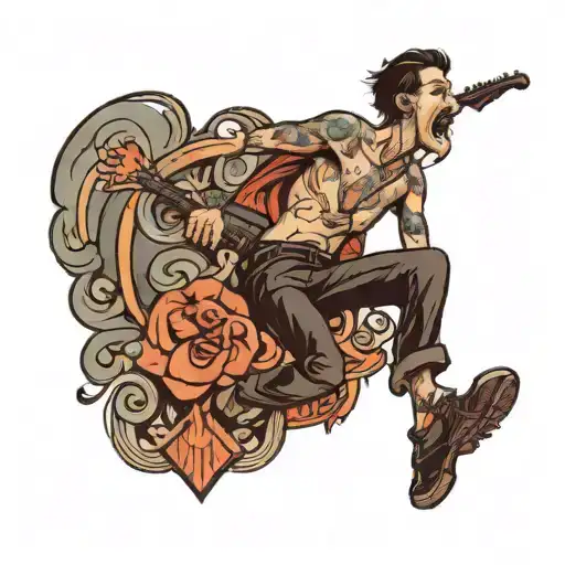 A Skinny Guy Singing And Dancing On Stage