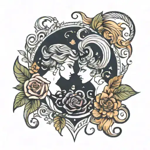 Virgo And Aries Mixed Together Representing The Client's