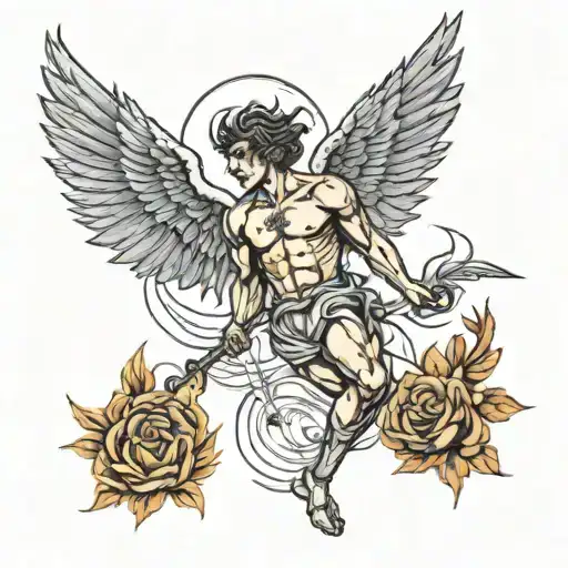 Icarus Falling With Sacrifice Mark