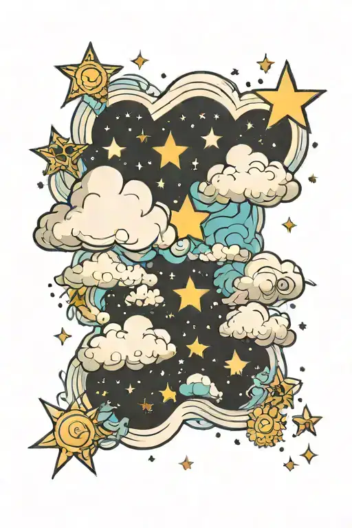 Cloud And Star Filler