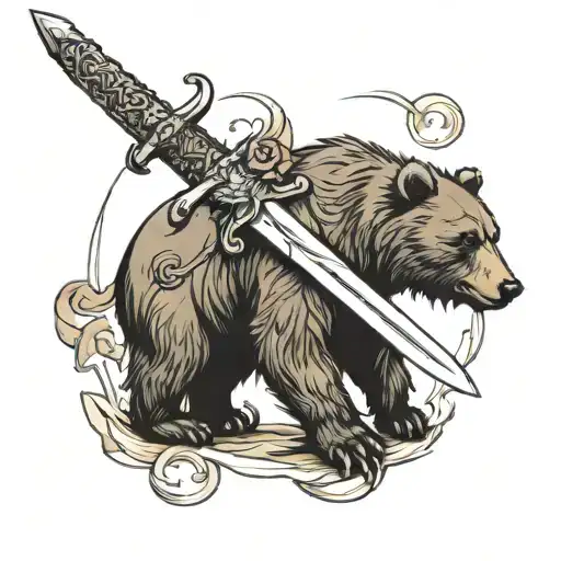 Bear And A Sword