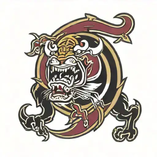 Florida State University Logo Intertwined