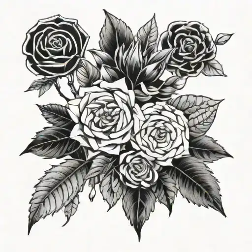 Mathematics And Botany Black And White Oldschool