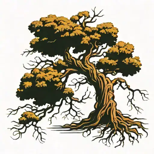 An Ancient Cypress Tree Whose Roots Are Connected To God