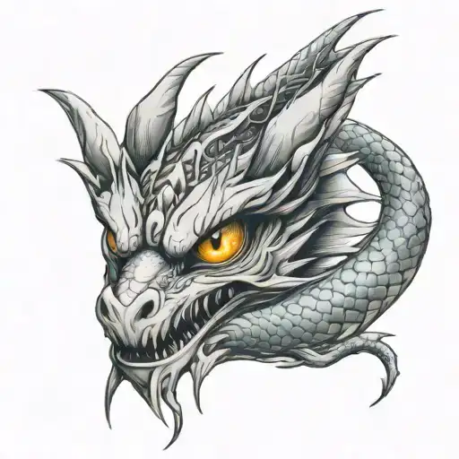 Dragon Eyes White Dragon