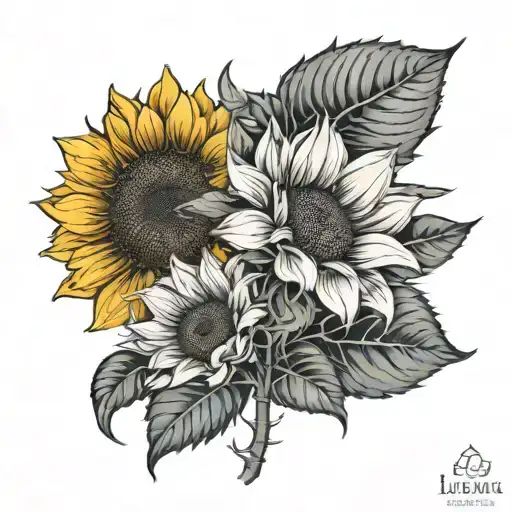 Sunflower And 2 Lanvedar