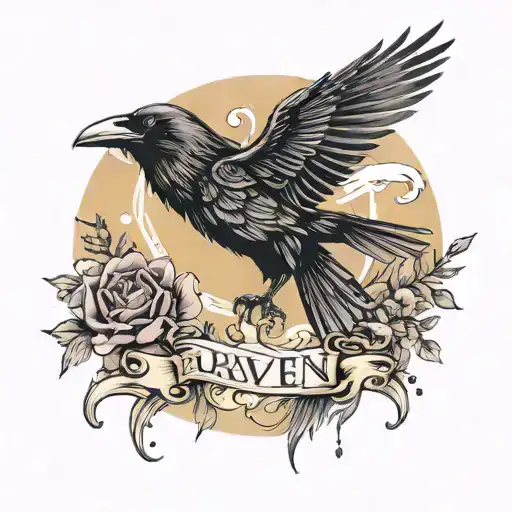 Raven Flying Name Diane Ravem Crum