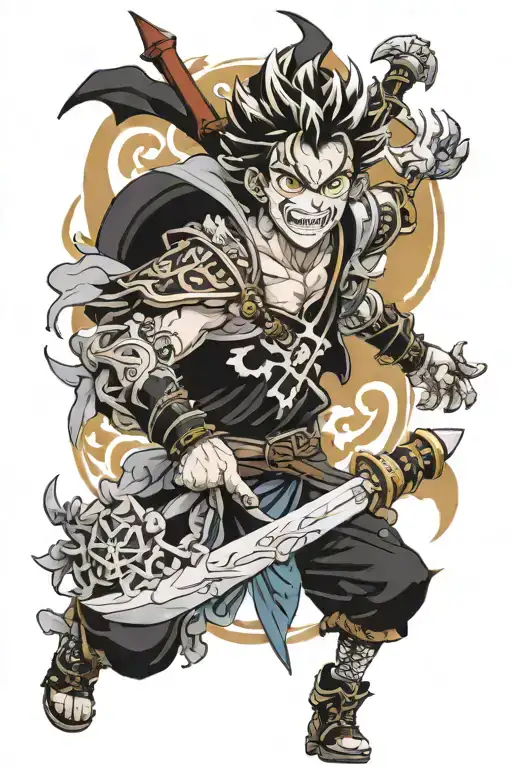 Asta Black Clover With Demon