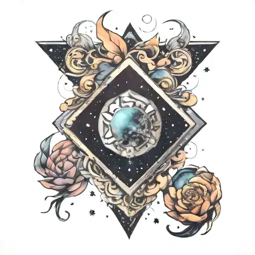 Galaxy Fading Background Representing The Client's