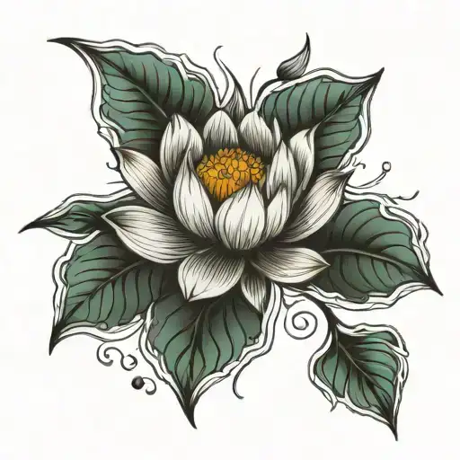 Name And Lotus Flower