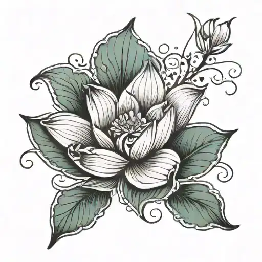Cent Name And Lotus Flower