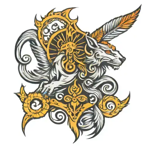 Indian Mythology Symbol Forearm