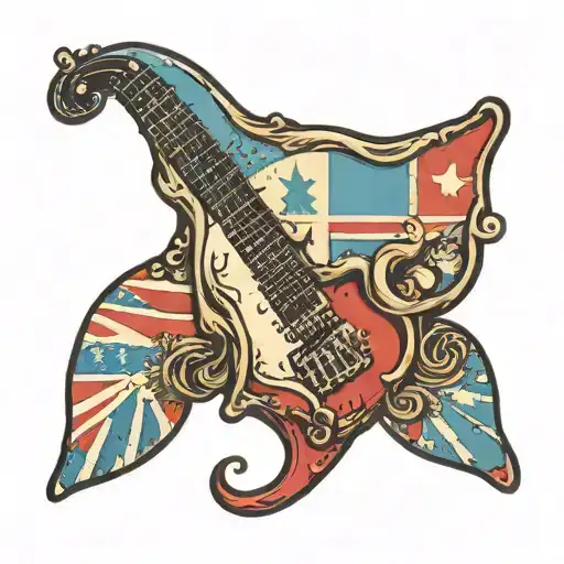 Trans Flag Color Bass Cleft