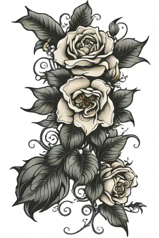 Floral Tattoo Sleeve