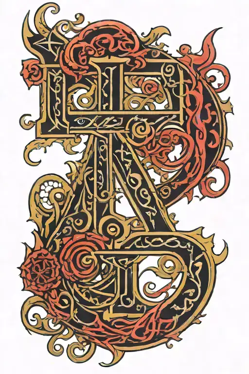 Neotribal Goth Alphabet