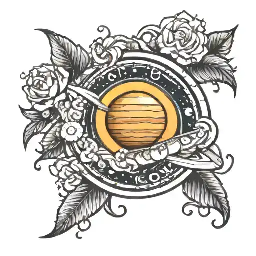 Flower Planet Saturn